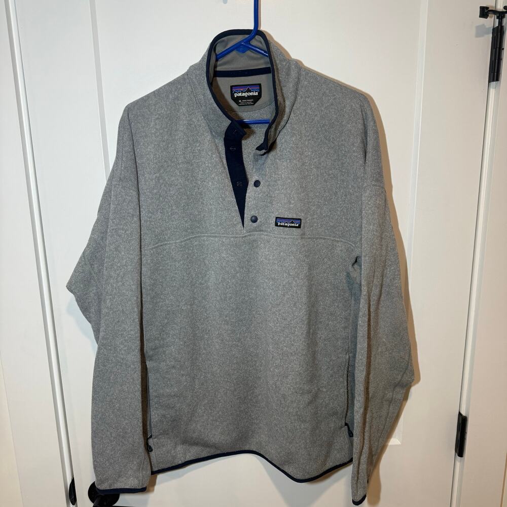 Patagonia Better Sweater Snap-T Pullover Casual Fleece Jacket. Outdoor, Preppy